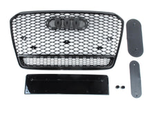 Schwarz Frontgrill Kühlergrill für AUDI A5 Wabengrill 8T S Line Facelift 12-16 fg283