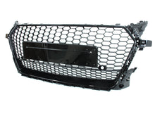 Wabengrill Kühlergrill Frontgrill Schwarz Glanz für Audi TT 8S Grill FV S Line TT Roadster 15-18 fg276