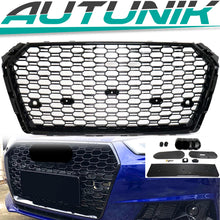 Kühlergrill Grill Schwarz für AUDI A4 Wabengrill B9 S4 Limo Avant S-Line 2015-2019