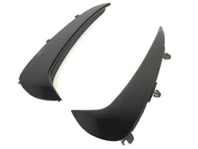 Heck Stoßstange Areo Flaps Flossen Schwarz Glanz für Mercedes GLC X254 AMG-Line ab 2022 pz120