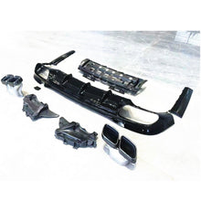 Heckdiffusor Auspuff Diffusor Schwarz Für Mercedes S-Klasse W223 AMG Line 21+