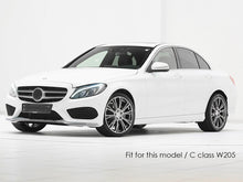 Schwarz Front Spoiler Lippe Frontspoiler Stoßstange für Mercedes W205 S205 C43 AMG Line 15-18 di98