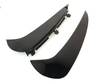 Heck Stoßstange Areo Flaps Flossen Schwarz Glanz für Mercedes GLC X254 AMG-Line ab 2022 pz120