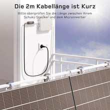 5M Betteri BC01 auf Schuko Anschlusskabel für Microwechselrichter Hoymiles/Deye