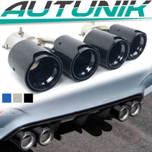 Carbon Fiber Auspuffblende Rohre Blenden Passend für BMW 3er G20 G28 M Sport Paket 19-22 et243