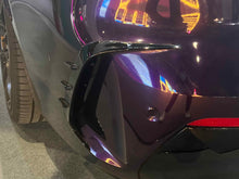 Heck Stoßstange Aero-Kits Flaps Flics Flossen Passend für BMW 4er G22 G23 M Sport Paket