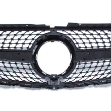 Diamantgrill Kühlergrill Front Grill Schwarz & Silber für Mercedes V-Klasse W447 2014-2019 Vor MOPF