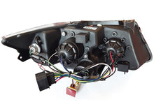Halogen Scheinwerfer mit E-Prüfzeichen Passend für BMW E90 E91 2004-2008 schwarz mit Led Blinker