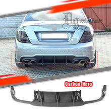 Carbon Look Diffusor Heckdiffusor Für Mercedes W204 C204 mit AMG Line 11-15