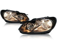 Paar Scheinwerfer Frontscheinwerfer Halogen für VW Golf 6 08-12 TSI TDI