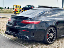 Diffusor Heckdiffusor Auspuff Schwarz für Mercedes E-Klasse C238 A238 AMG-Line 16-21