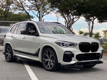 Front Stoßstange Frontspoiler Spoiler Spoilerlippe Schwarz Passend für BMW X5 G05 M Sport Paket 19-23