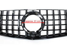 Schwarz Kühlergrill Front Grill für Mercedes V Klasse W447 Facelift mit originalen Diamantgrill 19+