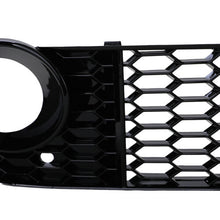Nebelscheinwerfer Blenden Waben Gitter Stoßstange Schwarz für Audi A5 8T 2007-2011 NON S-Line