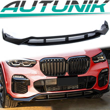 Front Stoßstange Frontspoiler Spoiler Spoilerlippe Schwarz Passend für BMW X5 G05 M Sport Paket 19-23