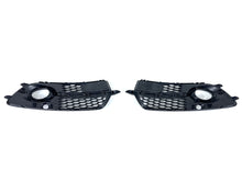 Schwarz Chrom Nebelscheinwerfer Gitter Blenden Grill für AUDI Q5 8R S Line 13-17 fg336