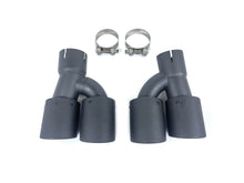 Matt Carbon Fiber Auspuffblenden Auspuff Endrohr Satz Passend für BMW 5er G30 G31 G38 M Sport Paket ab17 et237