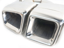 Auspuffblenden Doppelrohr Endrohre Chrom für Mercedes CLS W218 C218 C219 W221 S63 AMG W212 et91