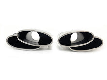 NEU Silber Auspuffblende Endrohre Blenden Passend für AUDI BMW Mercedes Universal 72-75mm et281