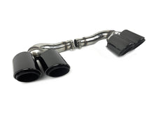 1 paar Schwarz Glanz Auspuffblenden Endrohre Auspuff Blende für VW Touareg III 2,0 2018+ et333