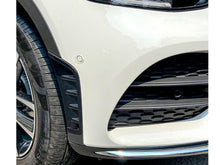Flossen Aero Flaps Flics Vorne Schwarz Glanz für Mercedes Benz GLC X253 GLC43 AMG ab 2019 pz42