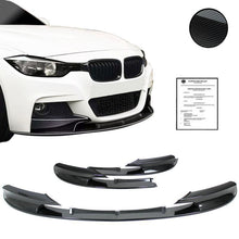 Carbon Fiber Look Frontspoiler Spoiler Lippe Passend für BMW 3er F30 F31 2011-2019
