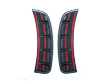 Lüfteinlasse Vorne Lüftung Flaps Canards Flossen Schwarz für Mercedes W177 Hatchback A35 AMG Line ab 2018