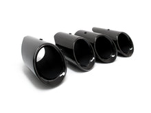 GTS Optik Glänzend Schwarz Auspuff Blenden Endrohr für Porsche Macan S 95B 3.0L 2014-2024