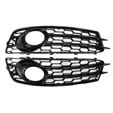 Nebelscheinwerfer Kühlergrill Abdeckung Schwarz Für Audi A3 8P S Line 09-12