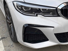 Front Spoiler Stoßstange Aero Flaps Flics Passend für BMW 3er G20 G21 M Sport Paket 19-22