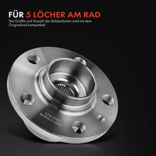 Radnabe Radlager Vorne für Audi A1 A2 VW Polo 6R 9N Fox Skoda Fabia 1+2 Roomster