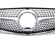 Diamantgrill Kühlergrill Front Grill Schwarz & Silber für Mercedes V-Klasse W447 2014-2019 Vor MOPF