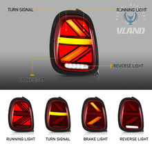 NEU LED-Rückleuchten Rücklicht Chrom für BMW Mini Cooper F55 F56 F57 2014-2023