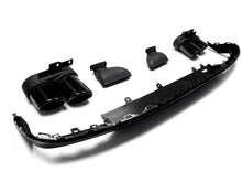 Diffusor Auspuff Schwarz für AUDI A6 Heckdiffusor C8 mit S-Line Limo 18-21 di133