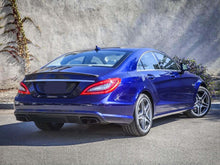 Auspuffblende Endrohr Blenden Y Eckig Schwarz für Mercedes CLS C218 C219 W221 S63 AMG
