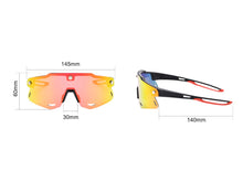 Fahrradbrille Sonnenbrille UV400-Schutz HD für Damen&Herren Fahren Angeln Laufen