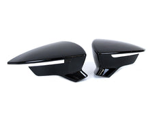 Spiegelkappen Außenspiegel Schwarz Glanz für SEAT Leon 5F ab 2012 Arona Ibiza KJ 6F ab 2017 mc148