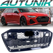 Kühlergrill Frontgrill Wabengrill Schwarz für Audi A6 C8 F2 Limousine Avant 2019+ ACC
