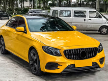 Kühlergrill Grill Panamericana Schwarz Glanz für Mercedes E-Klasse W213 S213 VFL 2016-2021