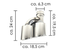Schwarz Heckdiffusor Chrom Auspuffblenden für Audi A5 F5 S Line 2020+ di234