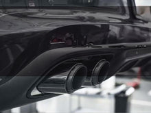 Auspuffblende Endrohre Endrohrblende Schwarz für Porsche Panamera 970 2009-2013 et215