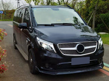 Diamantgrill Kühlergrill Front Grill Schwarz & Silber für Mercedes V-Klasse W447 2014-2019 Vor MOPF