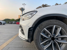 Flossen Aero Flaps Flics Vorne Schwarz Glanz für Mercedes Benz GLC X253 GLC43 AMG ab 2019 pz42