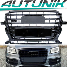Wabengrill Kühlergrill Schwarz für AUDI Q5 Grill 8R MODF 2013-2017 fg211