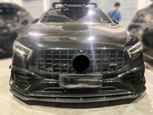 Schwarz Kühlergrill Front Grill für Mercedes Benz A Kl. W177 V177 ab 2022 pz196