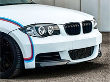 Splitter Spoiler Ecken Ansätze Schwarz Passend für BMW 1er E82 E88 M Sport Paket LCI 2007-2010