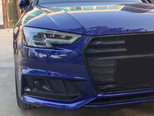 Schwarz Nebelscheinwerfer Blenden Gitter für Audi A4 B9 S-Line ohne ACC 15-19