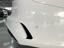 Heck Flossen Flaps Canards Splitter Aero Flics für Mercedes C-Klasse S205 Kombi C43 AMG Line 2015-2018 pz16