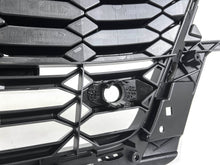 Kühlergrill Frontgrill Wabengrill Schwarz für Audi A4 S4 B9 S-Line Facelift 19+