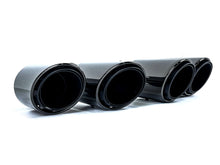 Auspuffblende Endrohre Endrohrblende Schwarz für Porsche Panamera 970 2009-2013 et215